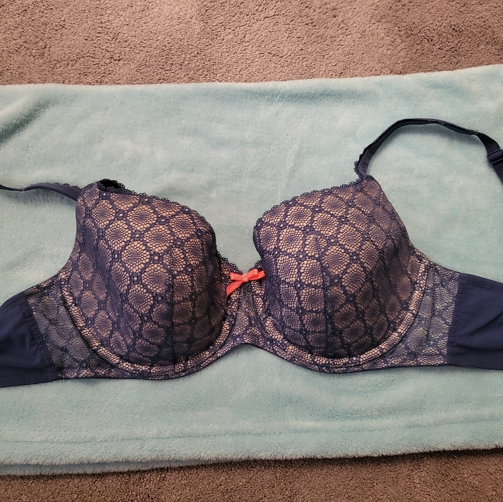 Blue Laced Victoria's Secret bra